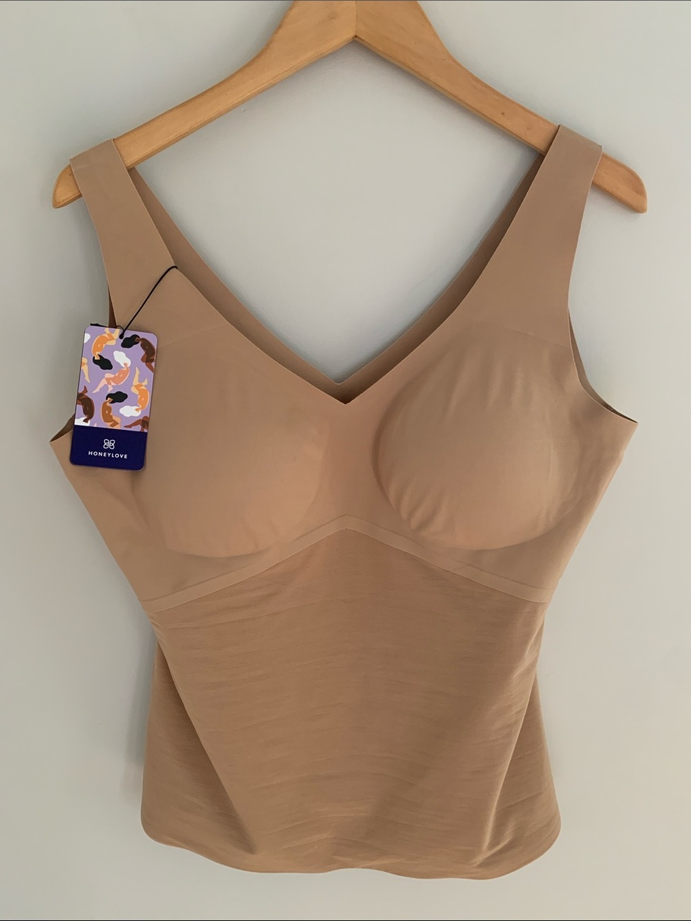 Honeylove Liftwear Shapewear Tank Top Nude Tan NWT Size 1X Slimming Neutral